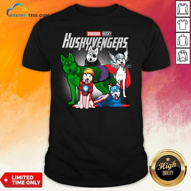 Siberian Husky Marvel Avengers Huskyvengers Shirt - Design By Weathertees.com