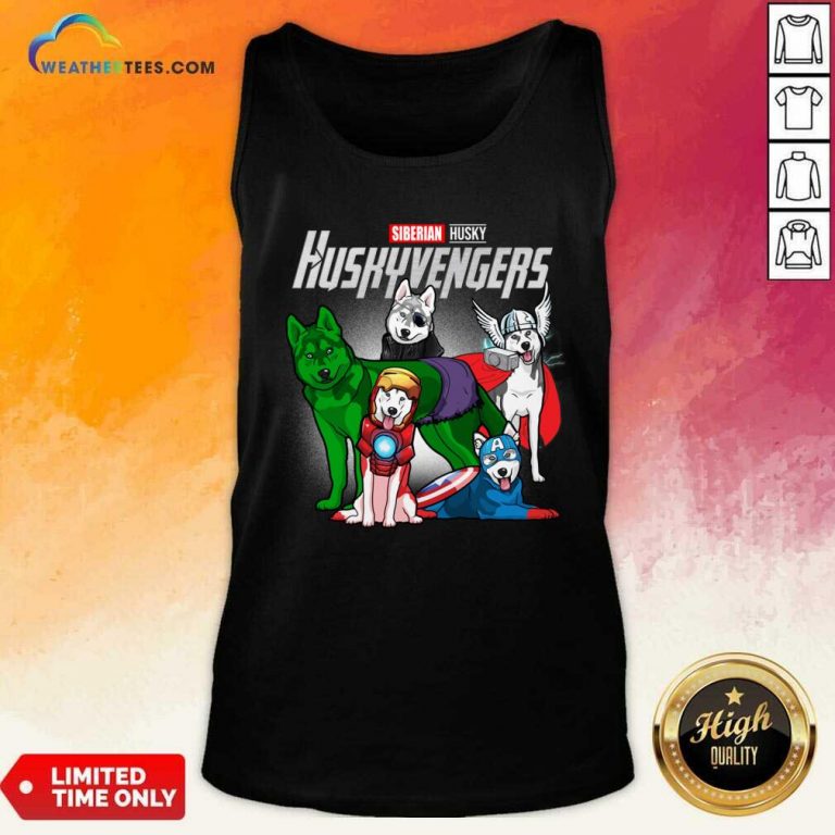 Siberian Husky Marvel Avengers Huskyvengers Tank Top - Design By Weathertees.com