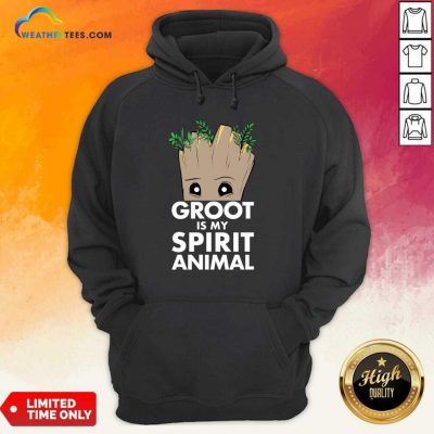 Baby Groot Is My Spirit Animal Hoodie - Design By Weathertees.com