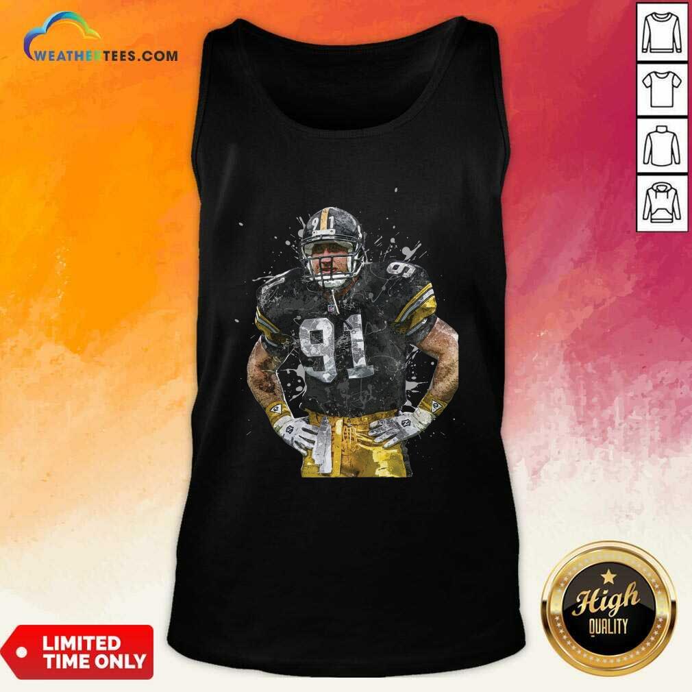 Pittsburgh Steelers Football Player 91 Nfl Playoffs Tank Top - Design By Weathertees.com