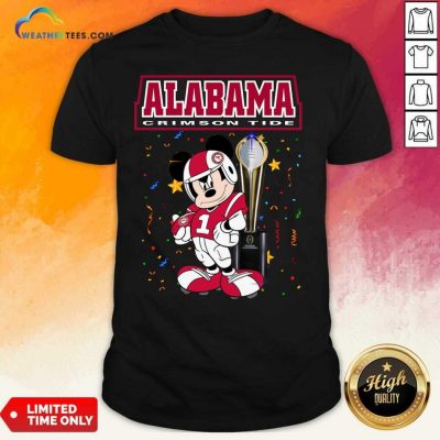 Alabama Crimson Tide Mickey Mouse Shirt - Design By Weathertees.com