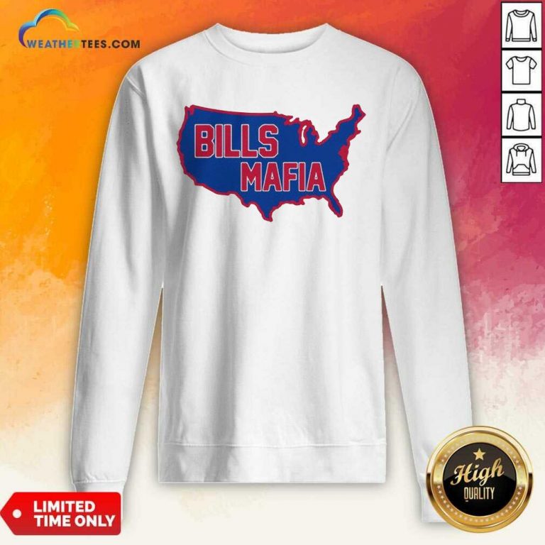 American Flag Buffalo Bills Mafia 2021 Sweatshirt - Design By Weathertees.com