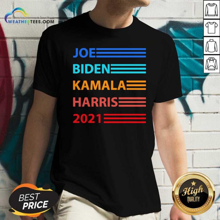 Biden Harris 2021 Joe Biden Kamala Harris V-neck - Design By Weathertees.com