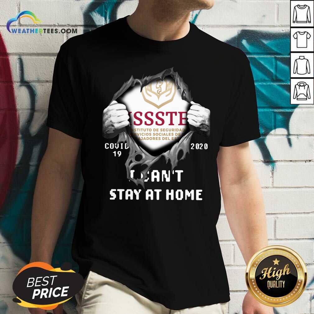 Issste Inside Me Covid-19 2020 I Can’t Stay At Home V-neck - Design By Weathertees.com