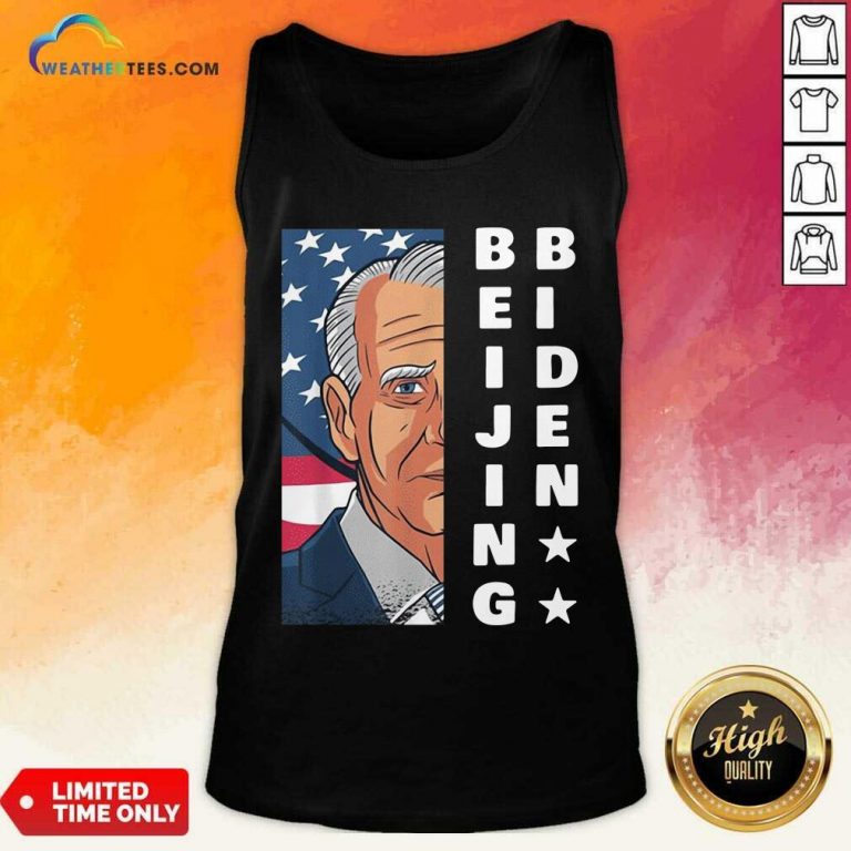 Joe Biden Is Not President American Flag Tank Top - Design By Weathertees.com