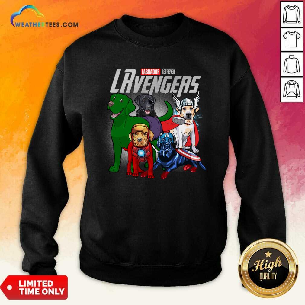 Labrador Retriever Marvel Avengers LRvengers Sweatshirt - Design By Weathertees.com