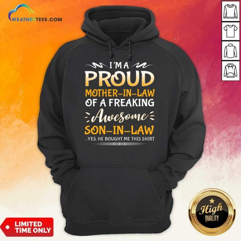 Confident Proud Mother In Law Son 1 Hoodie