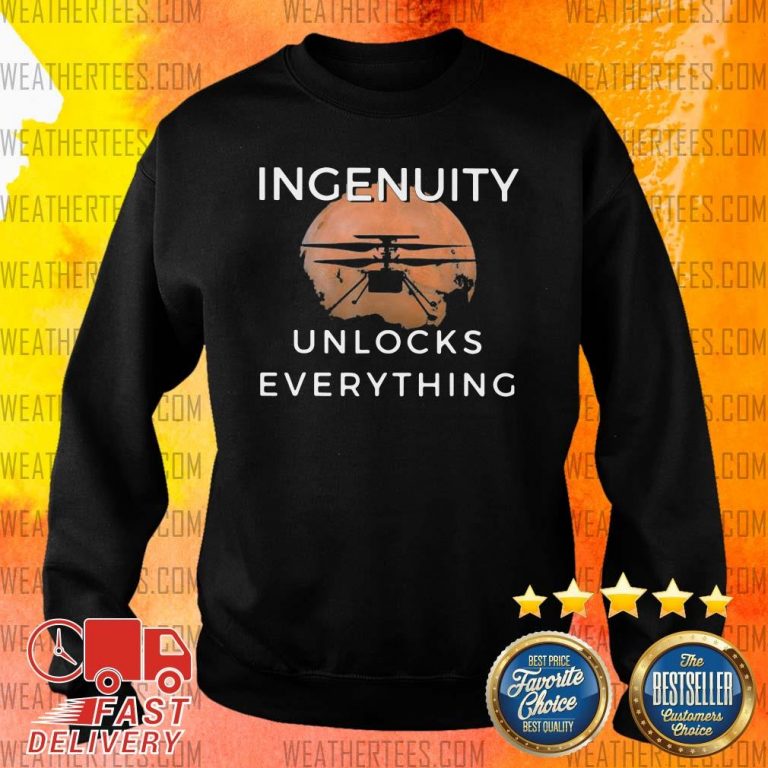 Cool 11 Ingenuity Unlocks Everything Sweater - Design by Weathertee.com