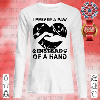Cute 9 Paw Of A Hand Long-sleveed - Design by Weathertee.com