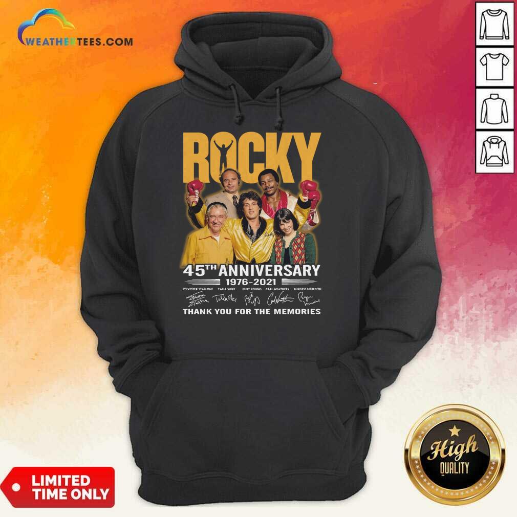 Enthusiastic Rocky 45th Anniversary Hoodie