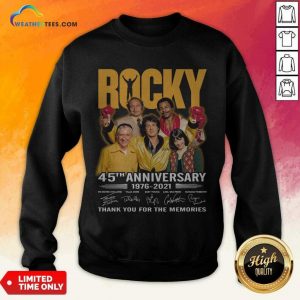 Enthusiastic Rocky 45th Anniversary Sweatshirt