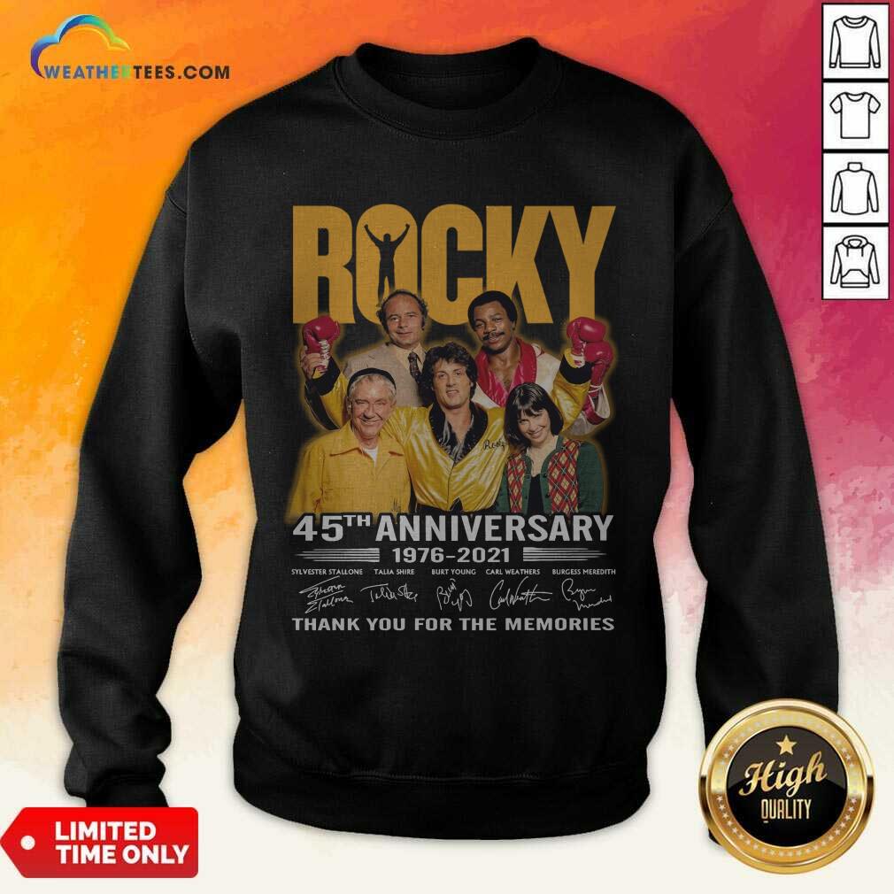Enthusiastic Rocky 45th Anniversary Sweatshirt