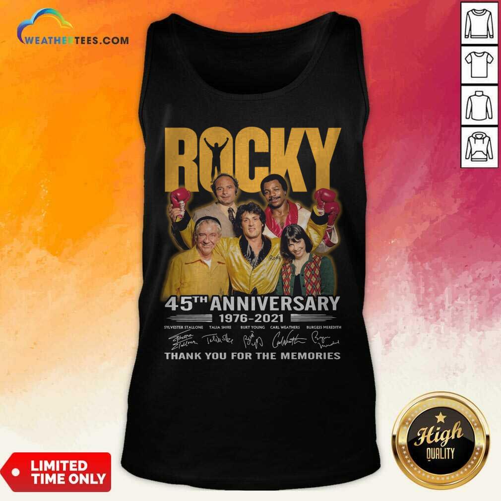 Enthusiastic Rocky 45th Anniversary Tank Top