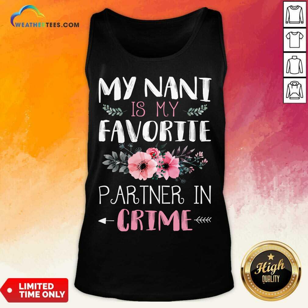 Excited My Nani Is My Favorite 456 Tank Top