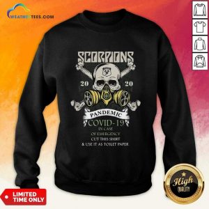 Funny Scorpions 2020 Pandemic Covid 19 Emergency Sweatshirt