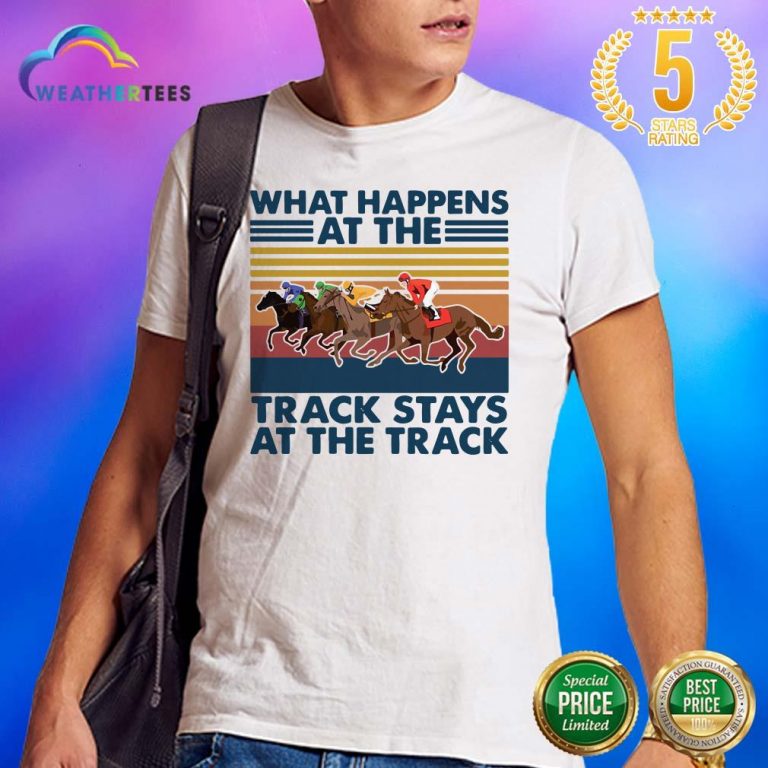 Good Happens At 5 Track Stays Shirt - Design by Weathertee.com