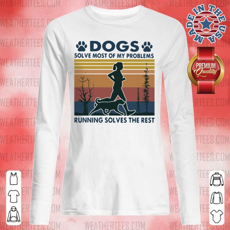Great Dogs Solve Problems 3 Long-sleeved - Design by Weathertee.com