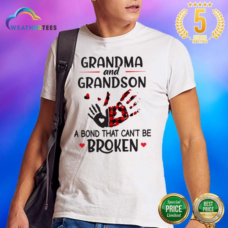 Happy Grandma 14 Grandson Bond Shirt - Design by Weathertee.com