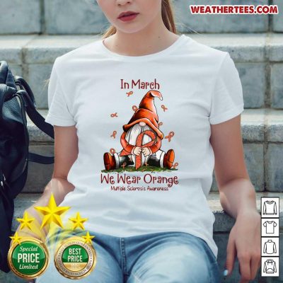 Hot March We Wear Orange 16 Ladies-tee - Design by Weathertee.com