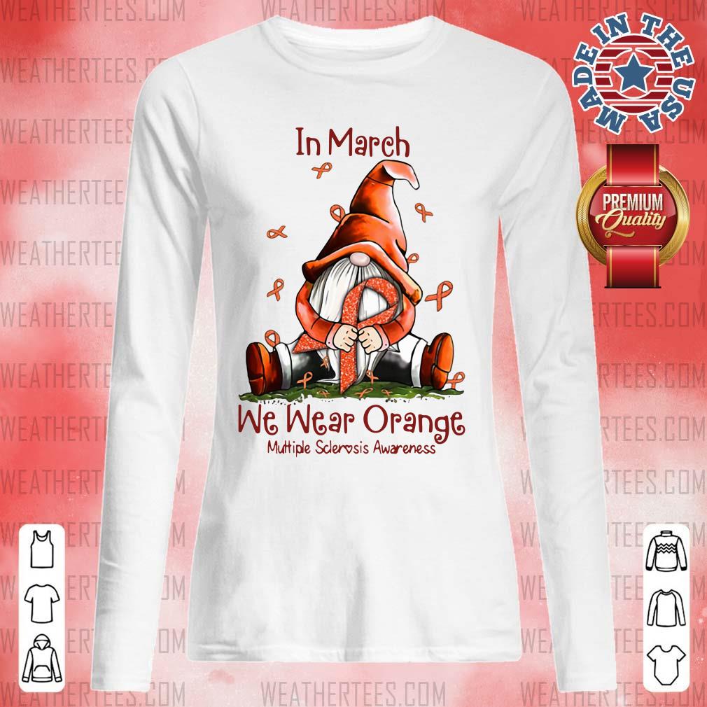 Hot March We Wear Orange 16 Long-sleeved - Design by Weathertee.com