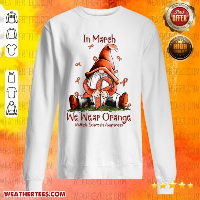 Hot March We Wear Orange 16 Sweater - Design by Weathertee.com