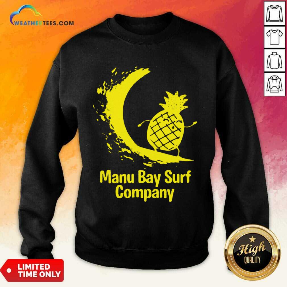Relaxed Manu Bay Surf Gold Pineapple 5 Sweatshirt