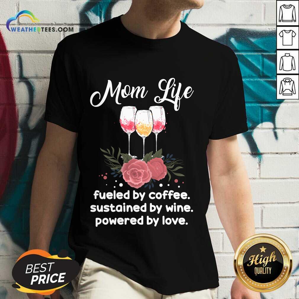 Terrific Mom Life Coffee Sustained 4 V-neck