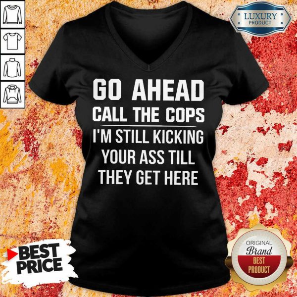Go Ahead Call The Cops V-neck