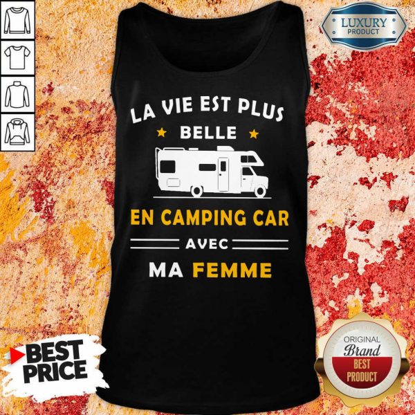 Humour Camping Car Ma Femme Tank Top