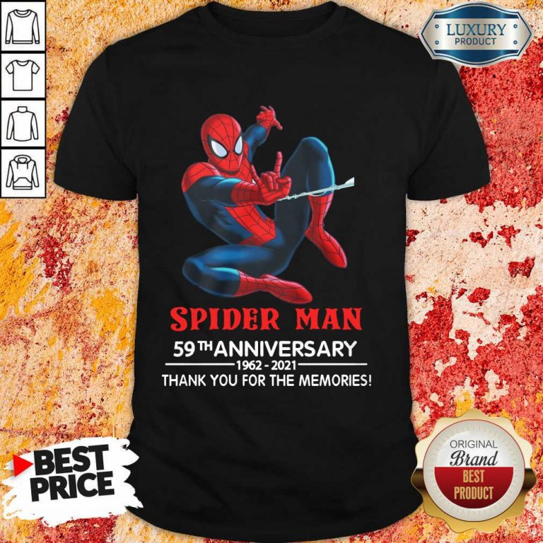 Spider Man 59th Anniversary Shirt