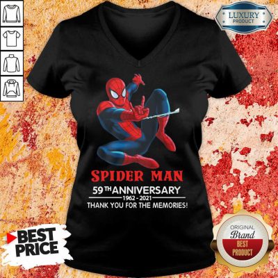 Spider Man 59th Anniversary V-neck