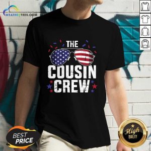 4th Of July The Cousin Crew America V-neck