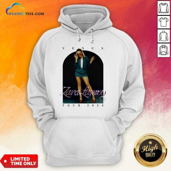 Zara Larsson Uk Eu 2024 Ecru Venus Tour Hoodie