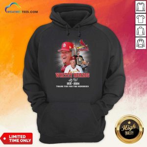 Whitey Herzog 1931-2024 Thank You For The Memories Signature Hoodie