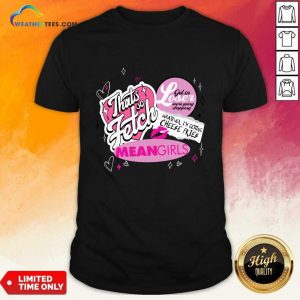 Truffle Shuffle Mean Girls Badges Pink T-Shirt