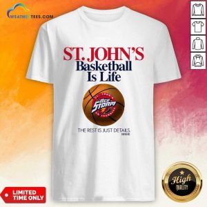 St. John's Basketball Is Life Red Storm T-shirt