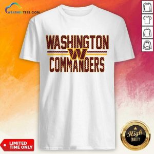 White Washington Commanders Mesh Team Graphic T-Shirt