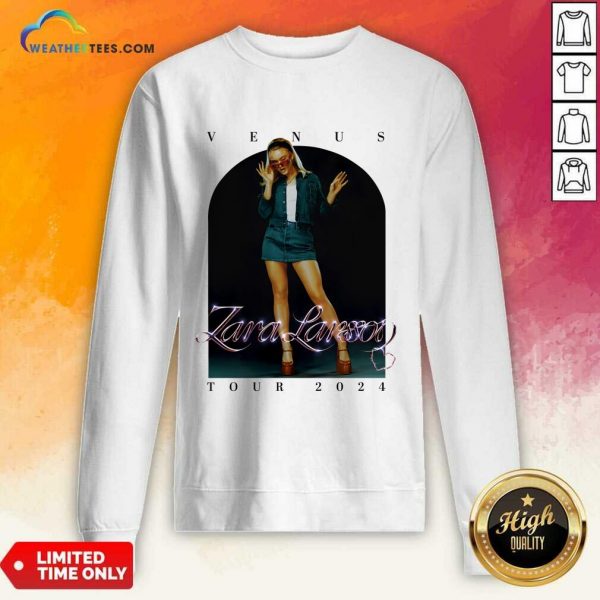 Zara Larsson Uk Eu 2024 Ecru Venus Tour Sweatshirt