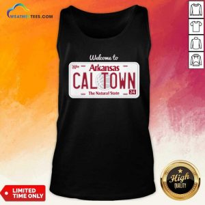 Welcome To Cal Town The Natural State Tank-top