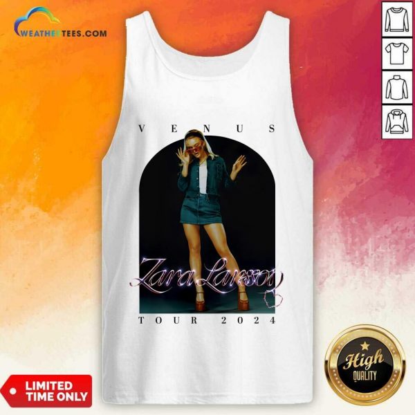 Zara Larsson Uk Eu 2024 Ecru Venus Tour Tank-top