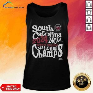Playa Society 2024 South Carolina NCAA Women's Basketball National Champs tank-top