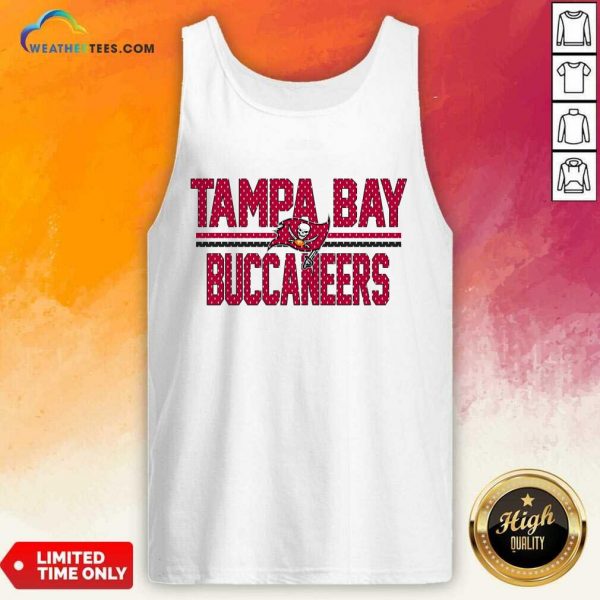 White Tampa Bay Buccaneers Mesh Team Graphic Tank-top