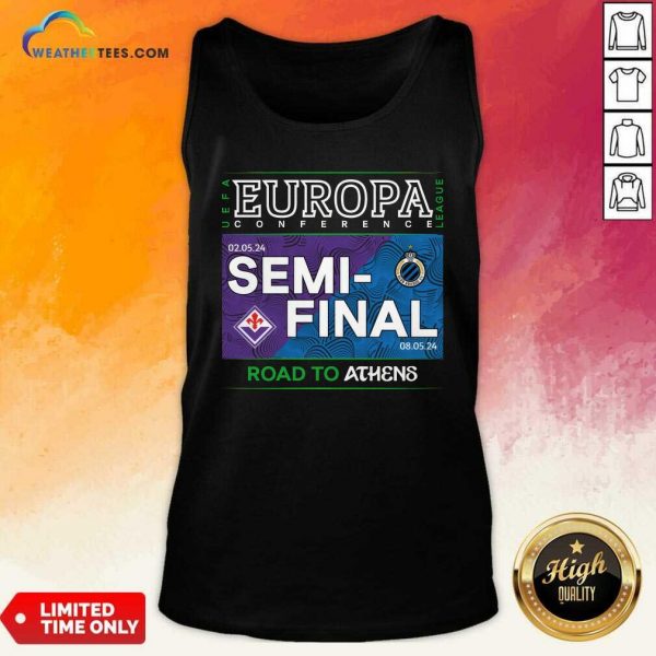 UEFA Europa League Conference Semi-Final Road To Athens Tank-top