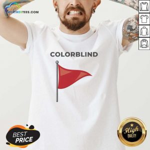 Mario Mirante Red Flag Colorblind v-neck