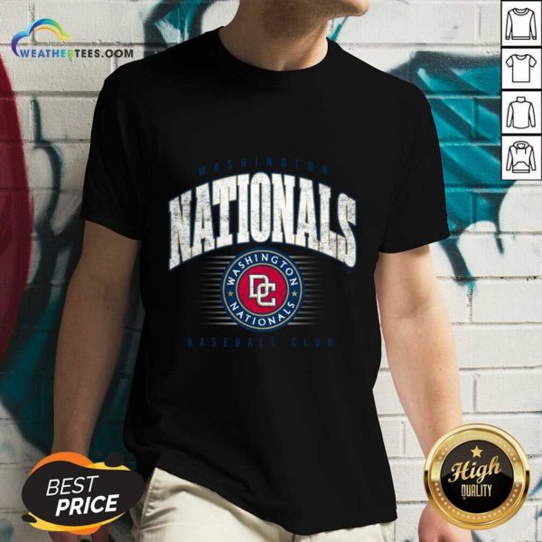 Washington Nationals Cooperstown Double Header V-neck