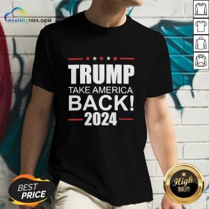 Trump Take America Back 2024 V-neck