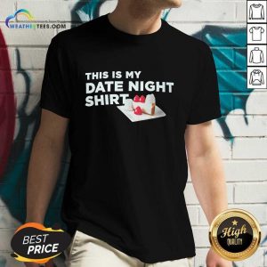 This Is My Date Night Cake V-neck