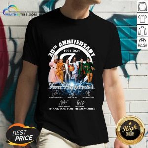 30th Anniversary 1994-2024 Foo Fighters Thank You For The Memories V-neck