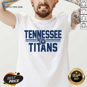 White Tennessee Titans Mesh Team Graphic V-neck