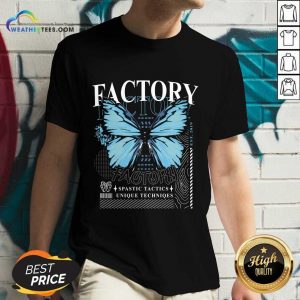 Wobble Factory Factory Butterfly v-neck